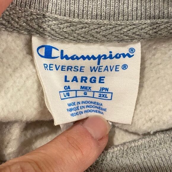 Champion RARE Reverse Weave Oversized Sweatshirt L - Picture 5 of 6